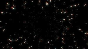 星星在太空飞行16秒视频