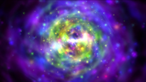 颜色螺旋星系11秒视频