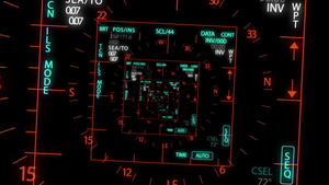 飞过未来科技界面转动超速加速器的飞行10秒视频