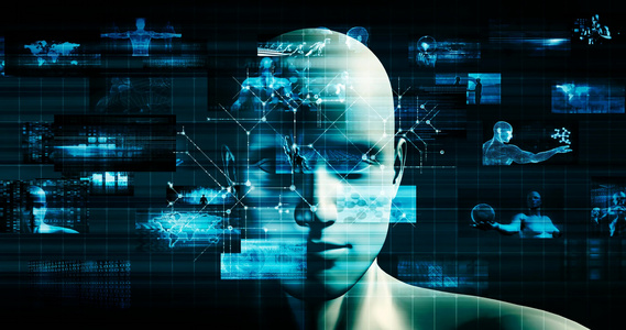学习人工智能Ai发展概念的机器学习机机视频