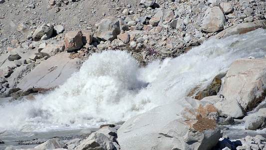 格陵兰海峡融水视频