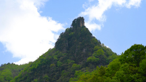 神农架5A风景区森林山峰延时合集4K28秒视频