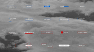 20组简洁时尚文字标题AEcs6模板106秒视频