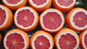 季节性的柑橘水果16秒视频