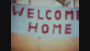 统一王国欢迎回家的标志26秒视频