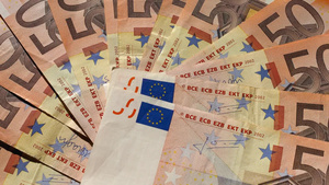 欧元纸币9秒视频
