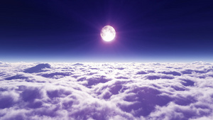 梦想在云中和月月中飞翔16秒视频