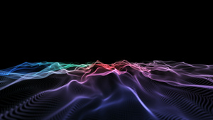 抽象波的颜色背景动态视频15秒视频