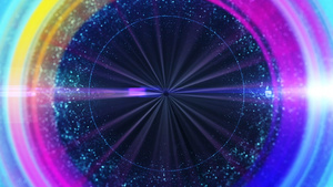彩色粒子圆圈13秒视频