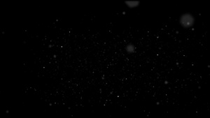 黑白光圈粒子30秒视频