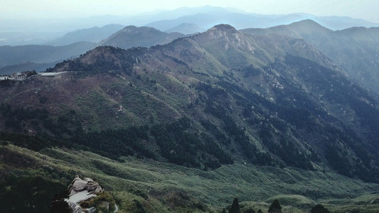南岳衡山山脉风光视频