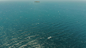 海蓝色海面顶视图10秒视频