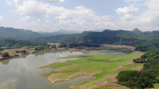 航拍福建泰宁大金湖景区视频