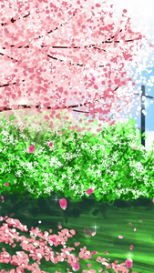 唯美的春暖花开背景素材清新春天背景视频