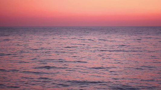 海上日落视频