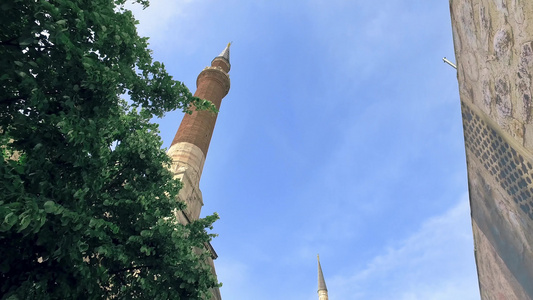 位于苏丹赫迈特伊斯坦布尔火鸡的犹太教清真寺视频