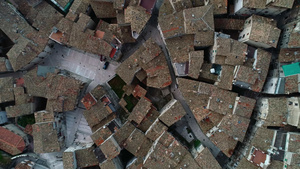 俯视意大利的小镇18秒视频