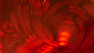 地狱地狱和无限的象征红色液体催眠环水色漩涡转动冥想14秒视频