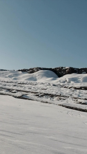 实拍第一视角GOPRO运动相机拍摄汽车轮胎雪地漂移驱动程序21秒视频