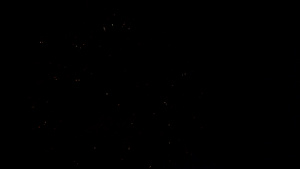 4月4日庆祝独立节的庆典期间在黑暗天空上放着彩色烟花24秒视频