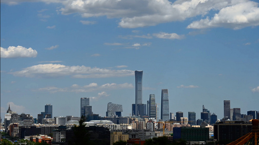 北京CBD建筑视频