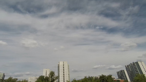 城市天空摄影49秒视频
