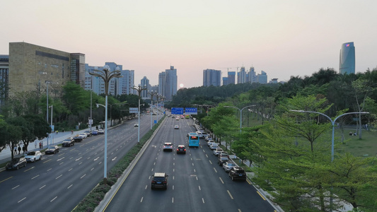 深圳红荔路交通视频