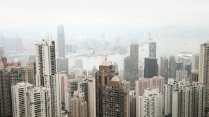 香港中区摩天大楼10秒视频