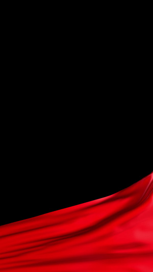 红绸飘动颁奖红绸合成循环通道红绸子7秒视频