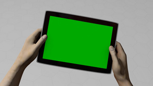 3d动画平板电脑游戏绿幕21秒视频