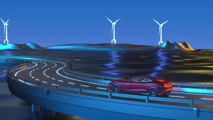 3d新能源汽车动画10秒视频