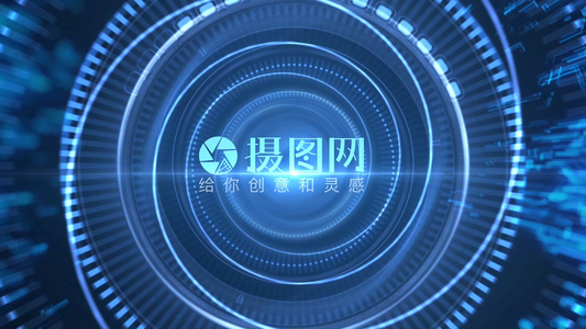 大气光线科技LOGO片头视频