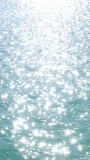 实拍海水水面波光粼粼视频素材18秒视频