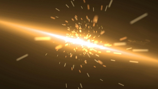 金色大气光效粒子转场视频素材视频