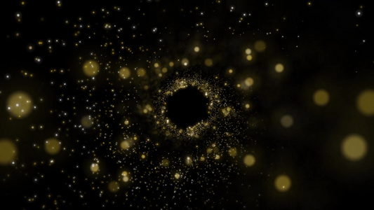 粒子圆圈发射背景视频