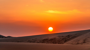 8K沙漠日落10秒视频