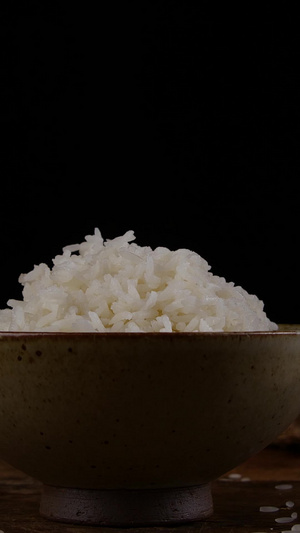 米饭熟米饭大米饭白米饭18秒视频