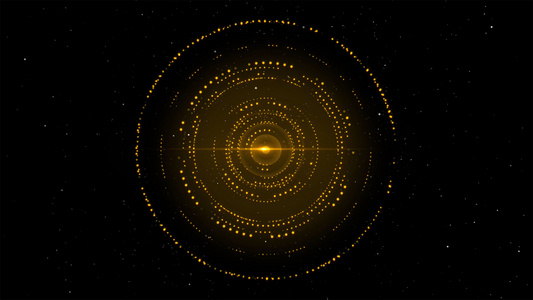 4K粒子圆环舞台背景视频