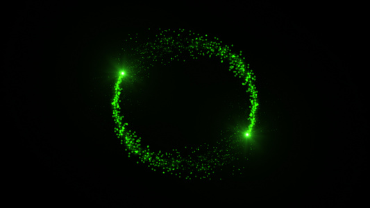 炫彩光晕粒子转场动画（出logo）视频