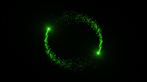 炫彩光晕粒子转场动画（出logo）7秒视频
