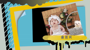 小宝宝庆祝满月祝福视频AEcc2017模板29秒视频