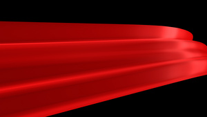 红绸子红飘带（带通道）4秒视频