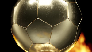 黄金杯足球运动动画6秒视频
