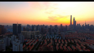 上海日出清晨14秒视频