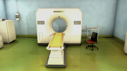 扫描室3d动画视频