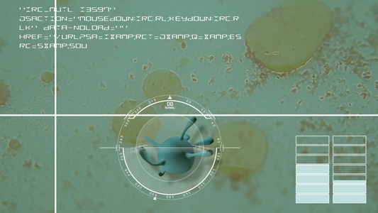 医学背景与3d病毒视频