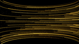 金色粒子线条背景15秒视频