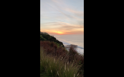 海边落日竖屏4k视频视频