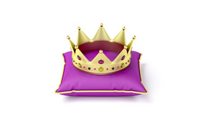 紫色枕头上的皇冠16秒视频