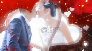 梦幻粒子相册浪漫婚礼图片展示会声会影X10模板182秒视频